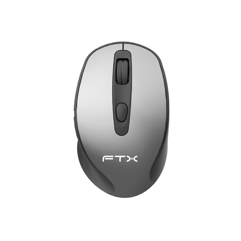 MOUSE WIR/BT FTX MWB40 1600DPI/4 BOT/GRIS-NEGRO 128946