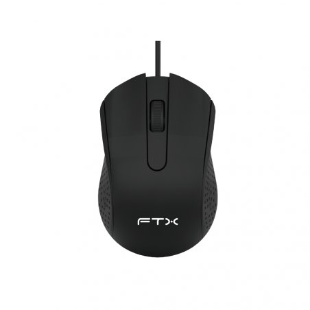 MOUSE USB FTX M62 1200DPI/3 BOT/1.1M/NEGRO 128847