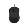MOUSE USB FTX M62 1200DPI/3 BOT/1.1M/NEGRO 128847