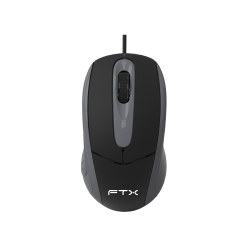 MOUSE USB FTX M56 1000DPI/3 BOT/1.2M/NEGRO 128878