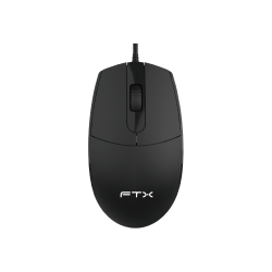 MOUSE USB FTX M39 1200DPI/3 BOT/1.4M/NEGRO 128854