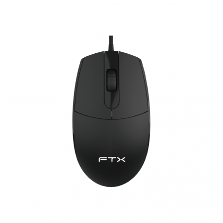 MOUSE USB FTX M39 1200DPI/3 BOT/1.4M/NEGRO 128854
