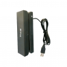 LECTOR TARJETA FTX USB BANDA MAGNETICA BIDIRECCIONAL MCR-100 NEGRO