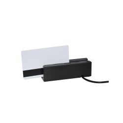 LECTOR TARJETA FTX USB BANDA MAGNETICA BIDIRECCIONAL MCR-100 NEGRO