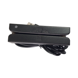 LECTOR TARJETA FTX USB BANDA MAGNETICA BIDIRECCIONAL MCR-100 NEGRO