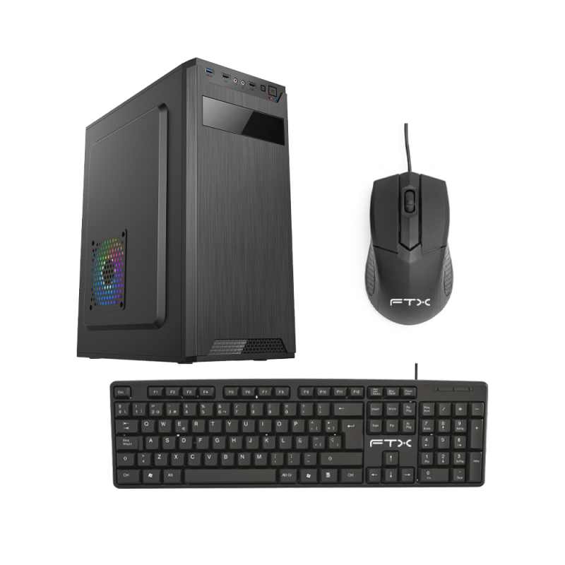 GAB KIT FTX PCC-5W5SK 500W MOUSE+TECL/ESP ATX/MATX/ITX 132370