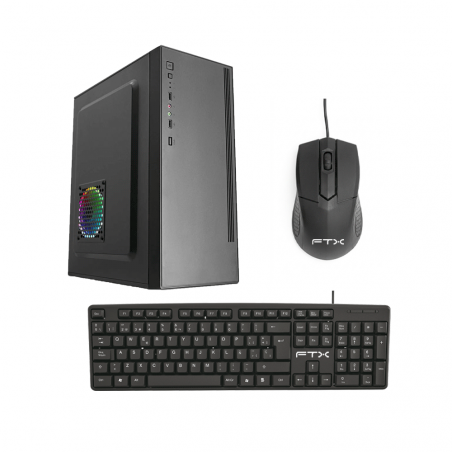 GAB KIT FTX PCC-5W3SK 500W MOUSE+TECL/ESP ATX/MATX/ITX 132363