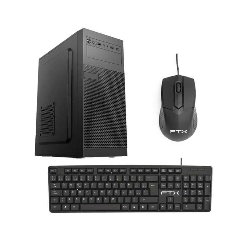 GAB KIT FTX PCC-5W1SK 500W MOUSE+TECL/ESP ATX/MATX/ITX 132356
