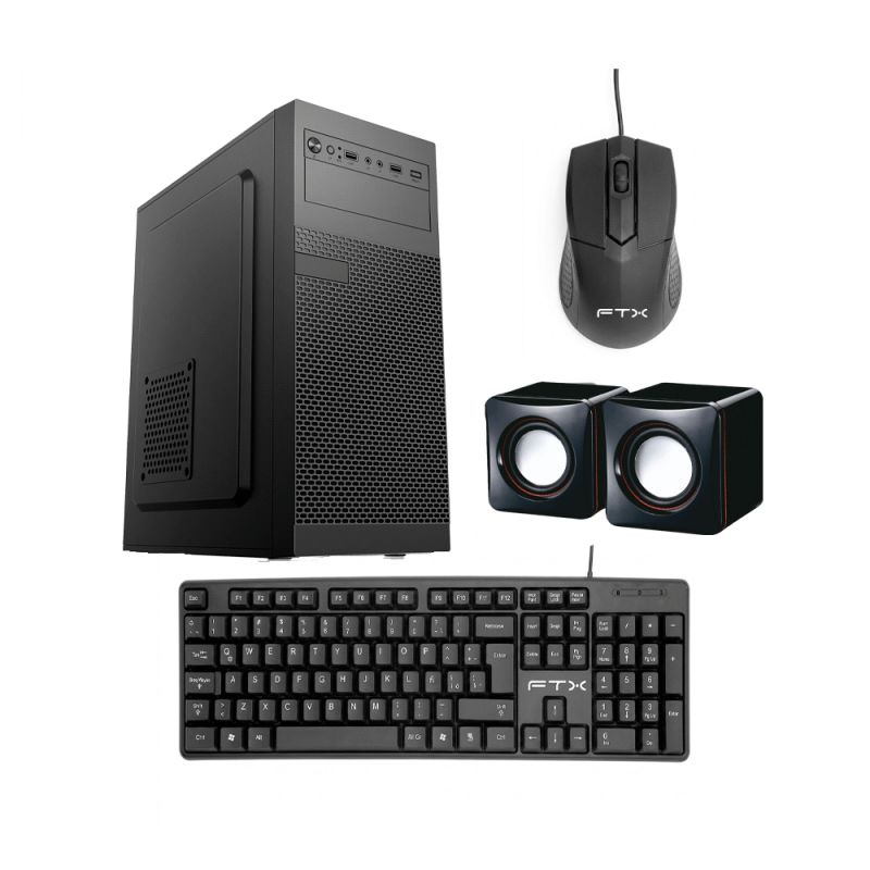 GAB KIT FTX PCC-5W1 500W MOUSE+TECL/ESP+SPK ATX/MATX/ITX 132165