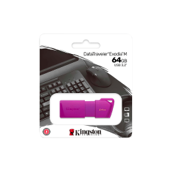 PEN KINGSTON  64GB KC-U2L64-7LP USB-A DATATRAVELER EXODIA M LILA