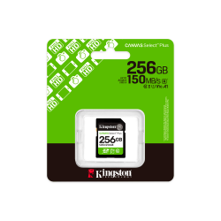 MEM SD KINGSTON 256GB SDS3/256GB 150 CANVAS SELECT PLUS CLASS 10