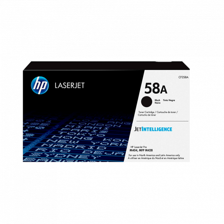 TONER HP   58A NEGRO CF258A LJ PRO M404/M428