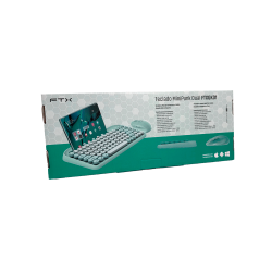 TECLADO+MOUSE WIR/BT FTXGK01 ESP/POP/VERD 106098