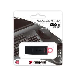 PEN KINGSTON 256GB DTX/256GB  USB-A DATATRAVELER EXODIA 3.2
