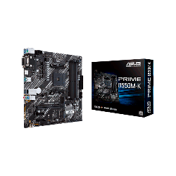 MB AM4 B550M-K PRIME ASUS V/S/R/HDMI/DVI/2M2/DD4/USB3.2/MATX