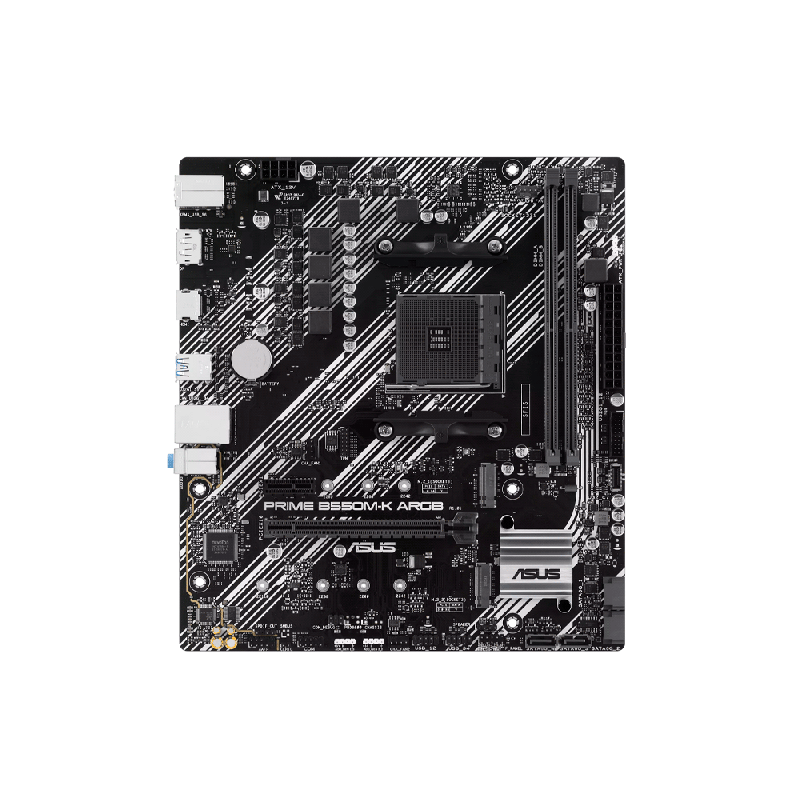 MB AM4 B550M-K ARGB PRIME ASUS S/R/HDMI/DP/2M2/DDR4/USB3.2/MATX