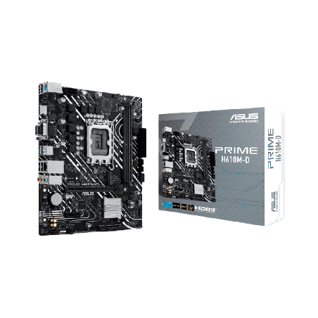 MB 1700 H610M-D PRIME DDR5 ASUS V/S/R/HDMI/M2/COM/USB3.2/MATX