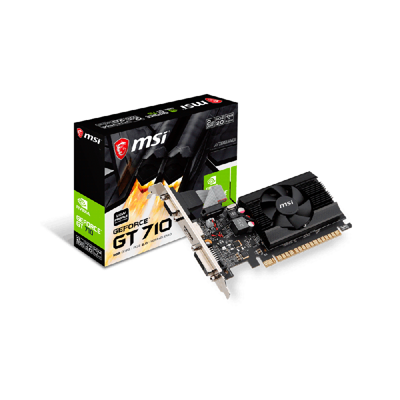 VGA GT710 2GB MSI DDR3 GT710-2GD3-LP 912-V809-4427