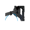 SOPORTE P/TV 23" A 43" FTX 884 30KG/INC5/GIR90/NEGRO 131588