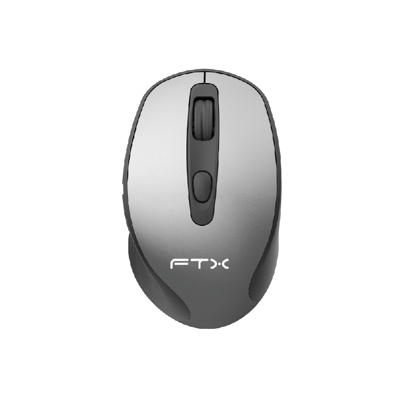 MOUSE WIR/BT FTX MWB40 1600DPI/4 BOT/GRIS-NEGRO 128946