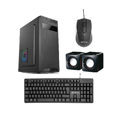 GAB KIT FTX PCC-5W5 500W MOUSE+TECL/ESP+SPK ATX/MATX/ITX 132189