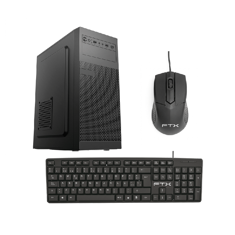 GAB KIT FTX PCC-5W1SK 500W MOUSE+TECL/ESP ATX/MATX/ITX 132356