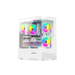 GAB GAMER FTX PCC-G9WH VIDRIO TEMP 3 FAN ATX/MATX/ITX BLANCO