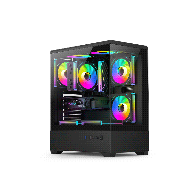 GAB GAMER FTX PCC-G9BK VIDRIO TEMP 3 FAN ATX/MATX/ITX NEGRO