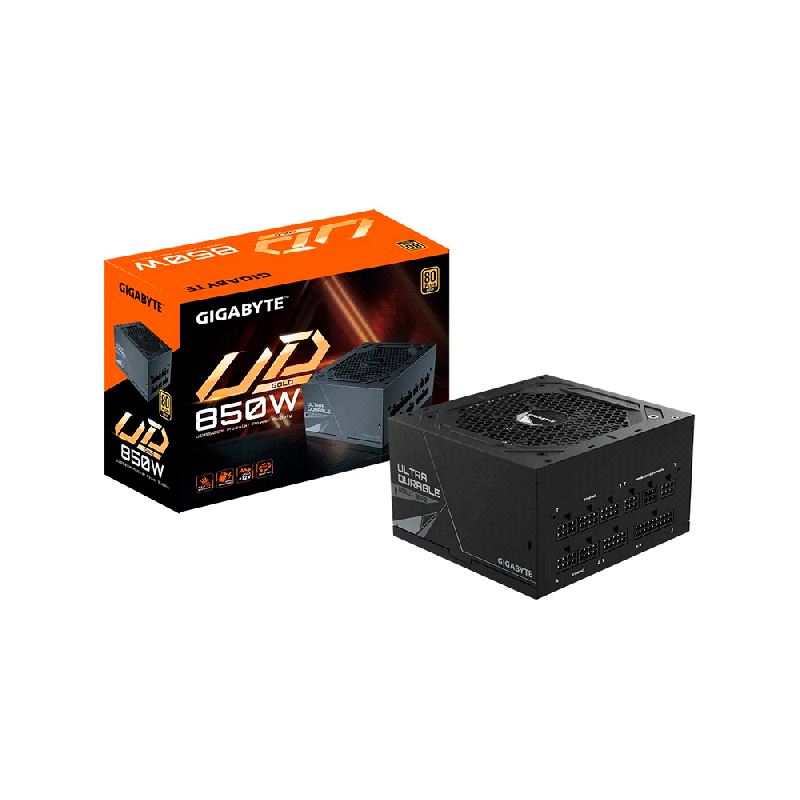 FUENTE  850W GIGABYTE 80PLUS GOLD FULL MODULAR BIVOLT GP-UD850GM