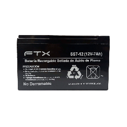 UPS FTX BATERIA RECARGABLE 12V 7A AGM SS7-12