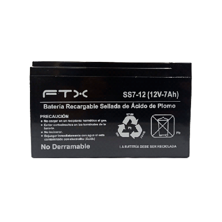 UPS FTX BATERIA RECARGABLE 12V 7A AGM SS7-12