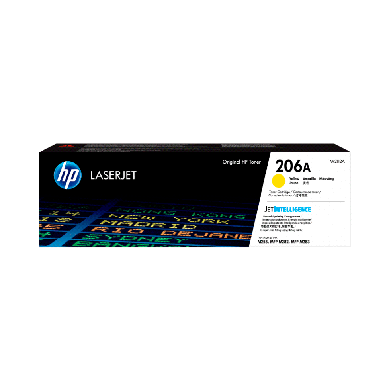 TONER HP  206A AMARILLO W2112A  M255/MFP M282/MFP M283