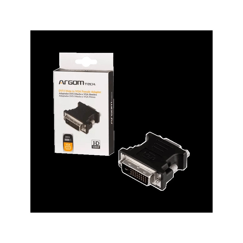 ADAPTADOR DVI-I MACHO A VGA HEMBRA 29P ARG-CB-1321