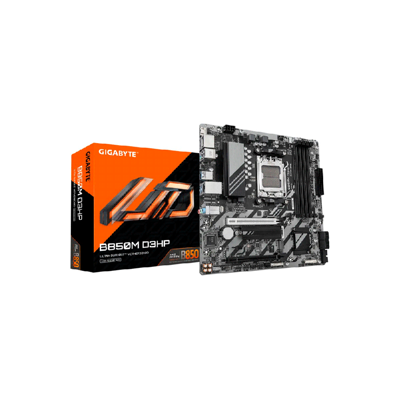 MB AM5 B850M D3HP DDR5 GIGABYTE S/R/HDMI/DP/2M2/USB3.2/MATX