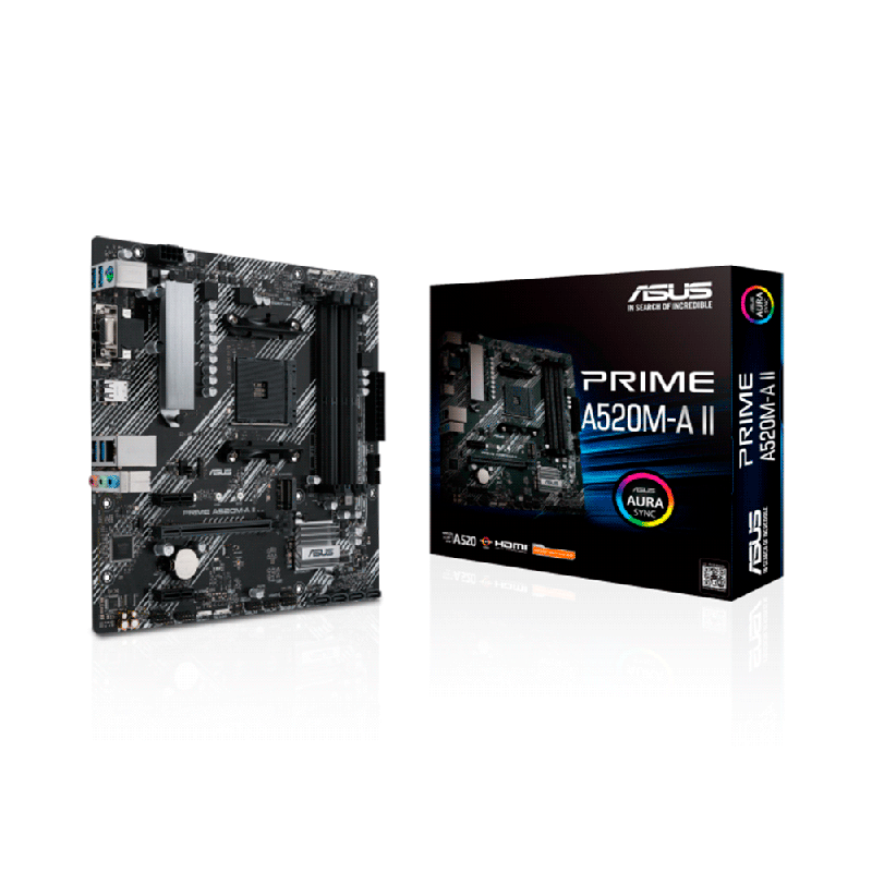 MB AM4 A520M-A II PRIME ASUS V/S/R/HDMI/DP/M2/DDR4/MATX