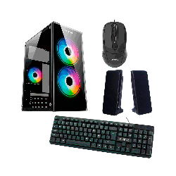 GAB KIT FTX255 500W MOUSE+TECL/ESP+SPK+LATERAL FRONTAL TRANS MATX/MITX