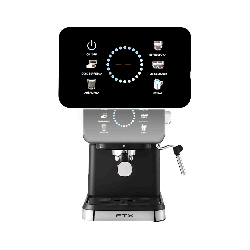 CAFETERA FTX 2 TAZAS 1050W 220V INOX ESPRES/CAPP/NPS/DG/20BAR C2-15
