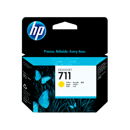 TINTA HP  711 AMARILLO CZ132A 29ML