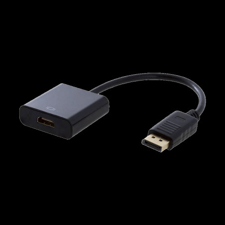 CABLE ADAPTA DISPLAYPOR MACHO A HDMI HEMBRA