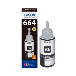 TINTA EPSON T664 120 NEGRO L1XX/L2XX/L3XX/L5XX  T664120-AL 70 ML