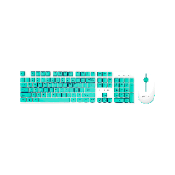 TECLADO+MOUSE WIR FTXGK600 NUM/POR/BLA-VER 099642