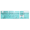 TECLADO+MOUSE WIR FTXGK600 NUM/POR/BLA-VER 099642