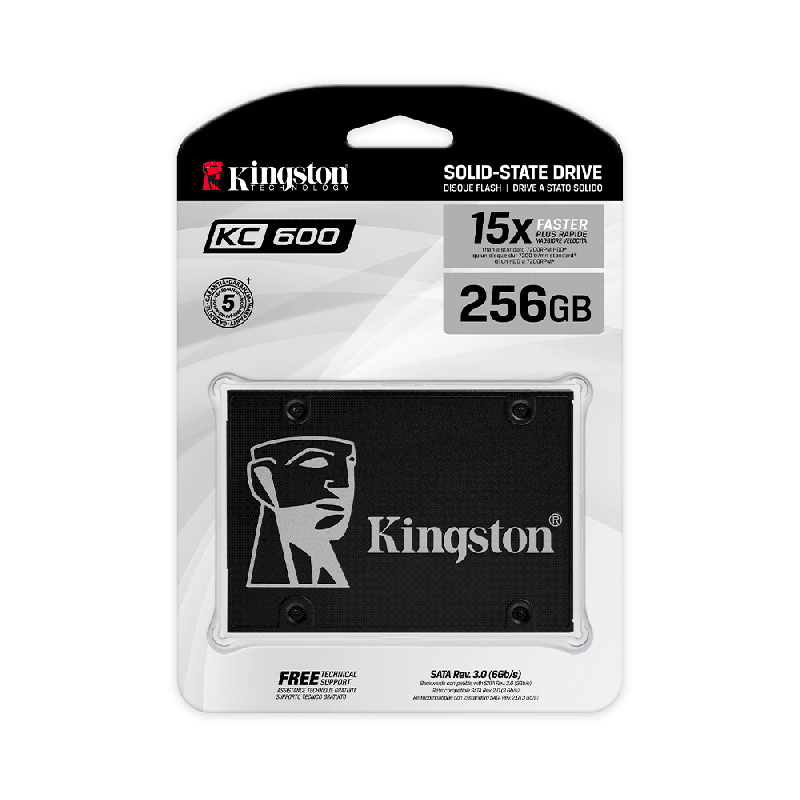 SSD 2.5 SATA3  256GB KINGSTON SKC600/256G 550/500