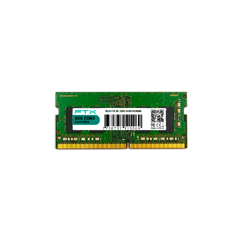 MEM P/NB DDR5  8G 5600 FTX 115069 1 A¥O GARANTIA