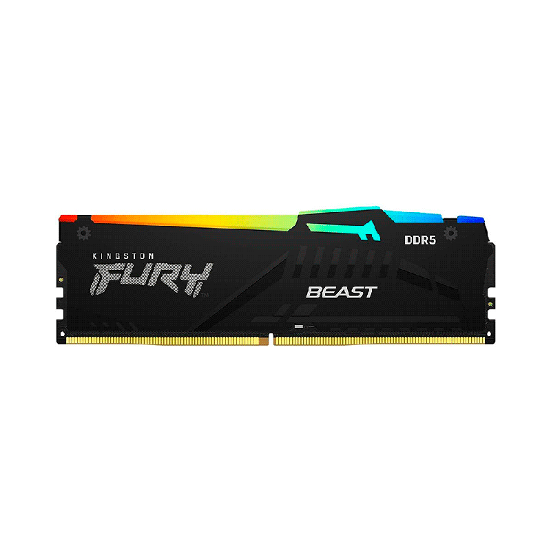 MEM DDR5 16G 6400 KINGSTON FURY BEAST BK KF564C32BBEA-16 RGB XMP
