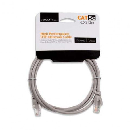 CABLE RED ARG-CB-1502 CAT5 2M GRIS