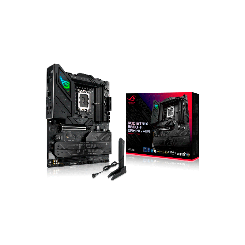MB 1851 B860-F GAMING WIFI ROG STRIX DDR5 ASUS S/R/HDMI/DP/4M2/ATX