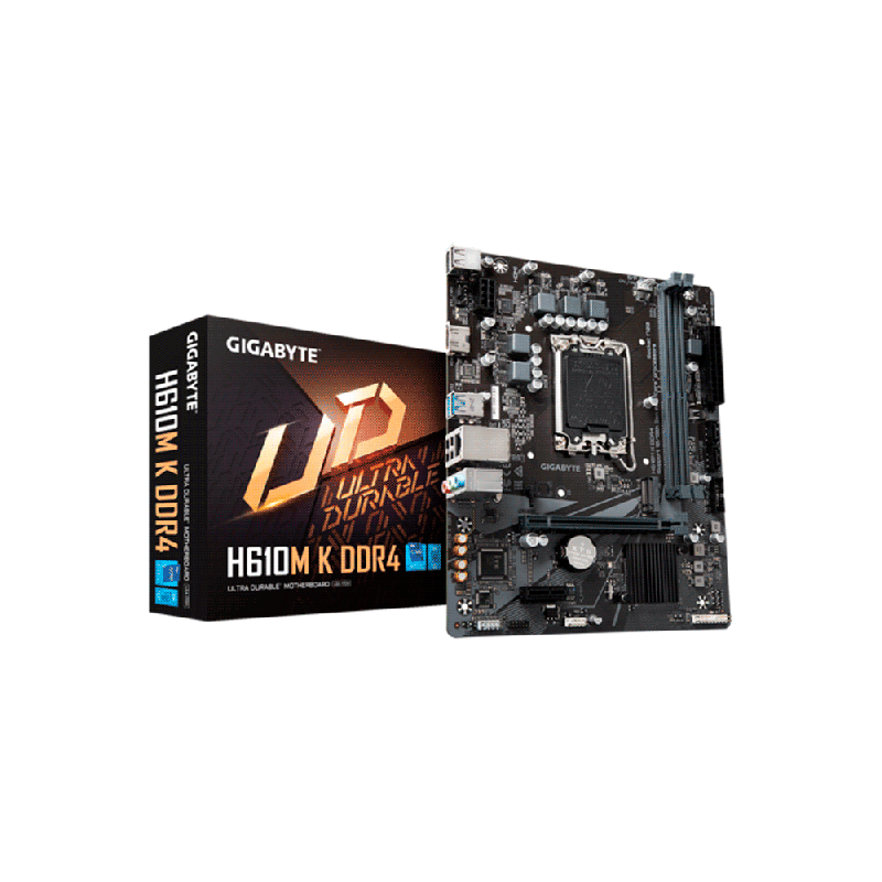 MB 1700 H610M K DDR4 GIGABYTE S/R/HDMI/M2/USB3.2/MATX