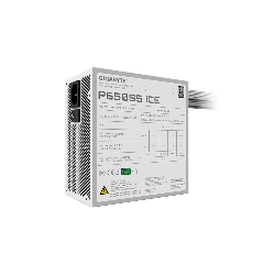 FUENTE  650W GIGABYTE 80PLUS SILVER BLANCO 220V GP-P650SS ICE