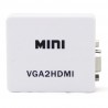 Adaptador VGA A HDMI Audio Video Full HD1080P